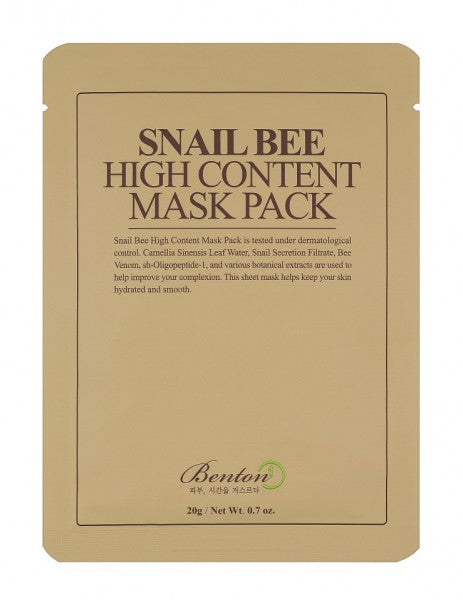 BENTON Snail Bee High Content Mask Pack