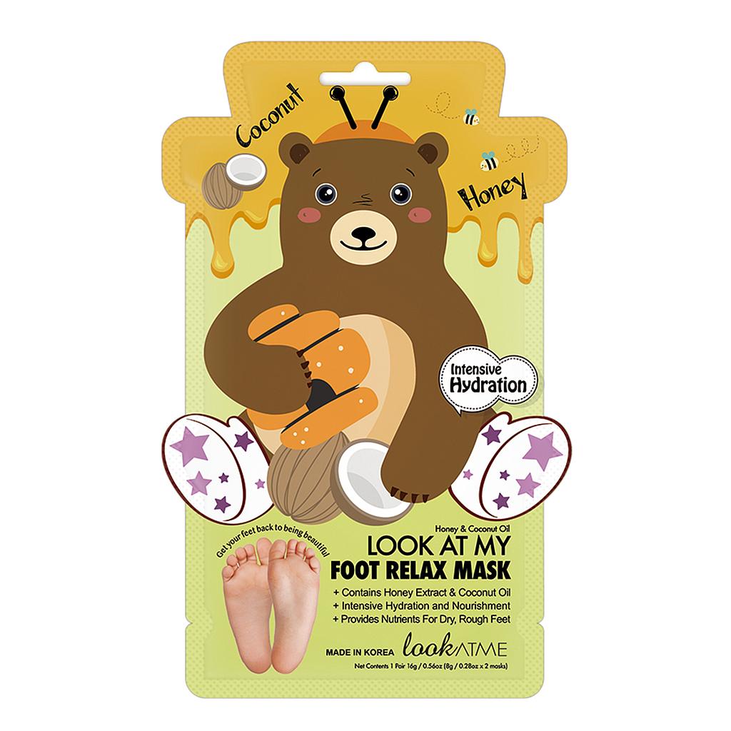 LOOK AT MY FOOT RELAX MASK BEAR (1PAIO) 16GR BY LOVE-K BEAUTY