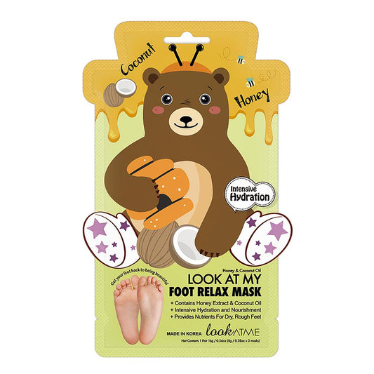 LOOK AT MY FOOT RELAX MASK BEAR (1PAIO) 16GR